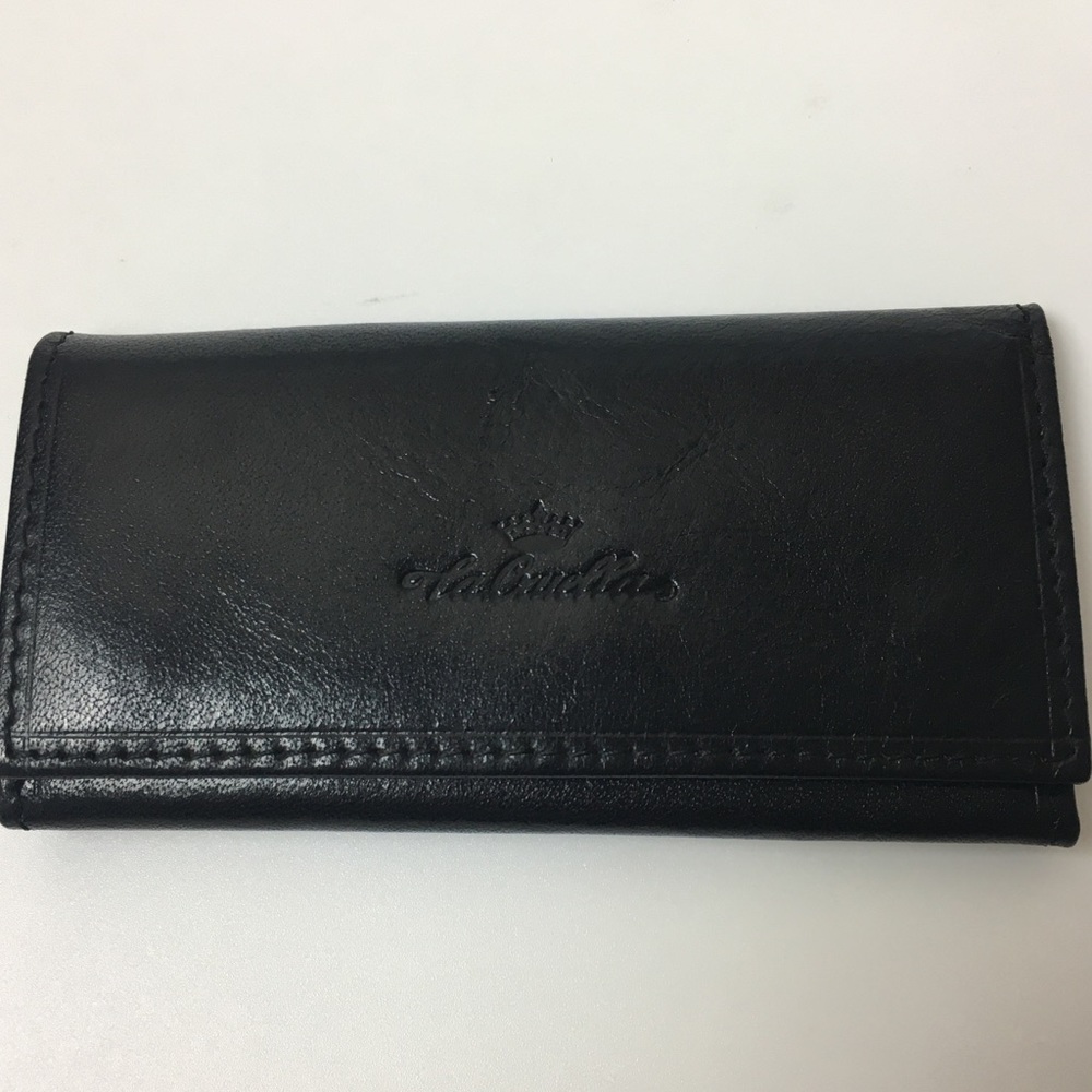 La Cruella leather man key holder - black